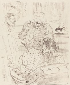 Forfeit La gage, 1897. tekijältä Henri de Toulouse Lautrec