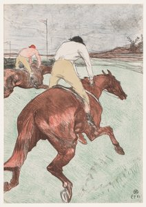 Jockey, 1899. tekijältä Henri de Toulouse Lautrec
