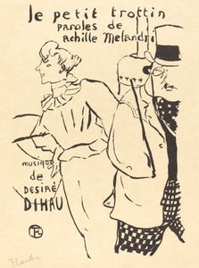 Pieni Errand-Girl (Le petit trottin) tekijältä Henri de Toulouse Lautrec