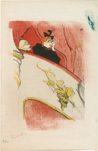 Loge kullatulla naamiolla tekijältä Henri de Toulouse Lautrec