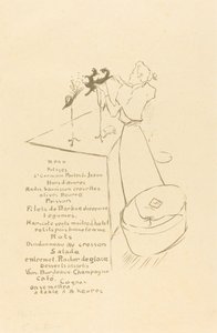 The Milliner (The Milliner - Renée Vert) tekijältä Henri de Toulouse Lautrec