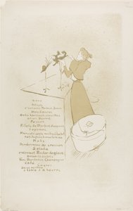 The Milliner, Renée Vert tekijältä Henri de Toulouse Lautrec