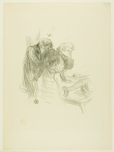Puolan juutalaisten rukous, Au Pied du Sinaïsta tekijältä Henri de Toulouse-Lautrec