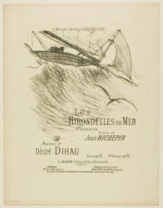Die Seeschwalben, aus Mélodies de Désiré Dihau von Henri de Toulouse-Lautrec