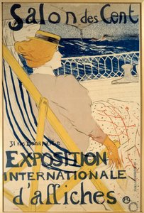 54 jahtimatkan matkustaja. Juliste Salon des Centsille, 31 rue Bonaparte, Pariisi (kansainvälinen julistenäyttely). Henri De Toulouse Lautrecin (1864-1901) juliste tekijältä Henri de Toulouse Lautrec