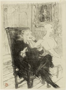 Truffier ja Moreno kirjassa Learned Women tekijältä Henri de Toulouse Lautrec
