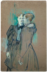 Kaksi naista valssi; Kaksi valssi naista, 1894 tekijältä Henri de Toulouse Lautrec