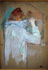 Henri de Toulouse Lautrecin (1864-1901) maalaus pahville, nainen, 1891 su. 0,54x0,36 m Toulouse, musee des Beaux Arts tekijältä Henri de Toulouse Lautrec