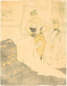 Nainen korsetissa Femme en korsetti, 1896. tekijältä Henri de Toulouse Lautrec