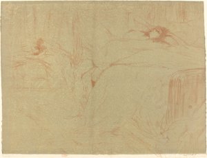 Nainen Selässä tekijältä Henri de Toulouse Lautrec