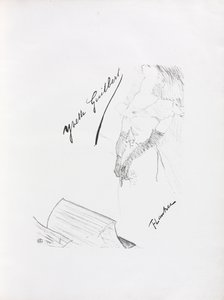 Yvette Guilbert-englanninkielinen sarja: Frontispiece, 1898. tekijältä Henri de Toulouse Lautrec