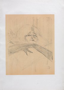 Yvette Guilbert-englanninkielinen sarja: Linger Longer Loo, 1898. tekijältä Henri de Toulouse Lautrec