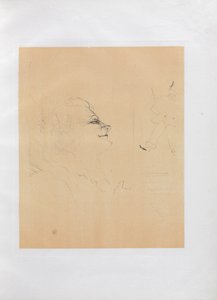 Yvette Guilbert-englanninkielinen sarja: Pessima, 1898. tekijältä Henri de Toulouse Lautrec