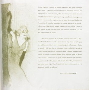 Yvette Guilbert-French-sarja: nro 16, 1894. tekijältä Henri de Toulouse Lautrec