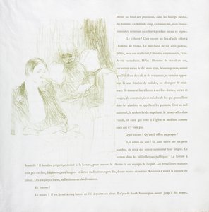 Yvette Guilbert-French-sarja: nro 8 tekijältä Henri de Toulouse-Lautrec