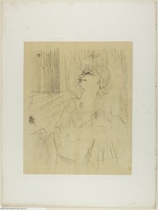 Yvette Guilbert – Menilmontant de Bruant, Yvette Guilbertiltä tekijältä Henri de Toulouse-Lautrec