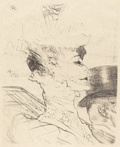 Yvette Guilbert, 1896. tekijältä Henri de Toulouse Lautrec
