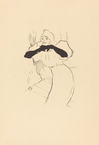 Yvette Guilbert: Linger, Longer, Loo. tekijältä Henri de Toulouse Lautrec