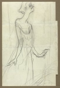 Yvette Guilbert laulaa tekijältä Henri de Toulouse Lautrec