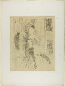 Yvette Guilbert lavalla, Yvette Guilbertiltä tekijältä Henri de Toulouse Lautrec