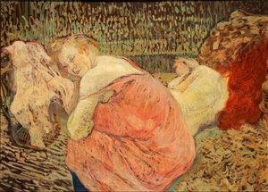 Zwei Freundinnen tekijältä Henri de Toulouse Lautrec