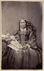 Naisen muotokuva,1860-luku (kuva) tekijältä Henrietta M. Hart