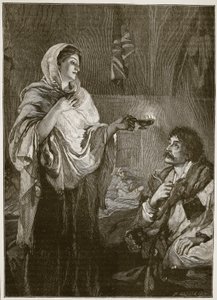 Florence Nightingale Scutarin sairaalassa, kuvitus 