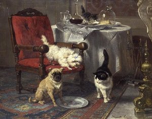 Hieman juustoa (öljy kankaalle) tekijältä Henriëtte Ronner Knip