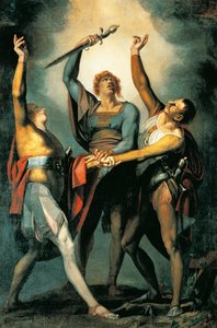 Kolme konfederaatiota Rutlin valan aikana tekijältä Johann Heinrich Füssli