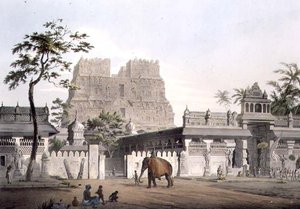 Ramisseramin pagodi, levy IX, kaiverrus J. Bluck (fl.1791-1831) 1809 (kaiverrus)