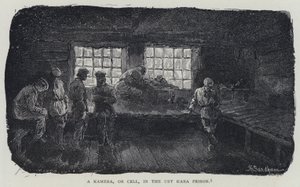 Kamera eli selli Ust Karan vankilassa (litho) tekijältä Henry (after) Sandham