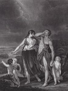Kainin lähtö, 1. Mooseksen kirja, 4. luku, v. 16 (kaiverrus) (kaiverrus)
