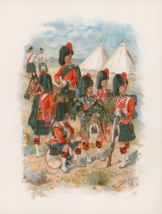 42nd Royal Highlanders, The Black Watch (chromolitho) tekijältä Henry A. Payne
