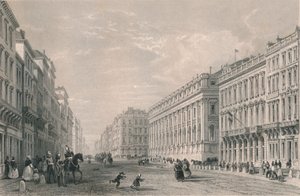 Rue du Chapeau Rouge, Bordeaux, 1800-luvun puoliväli.