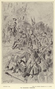 Braddockin verilöyly (litho) tekijältä Henry Alexander (after) Ogden