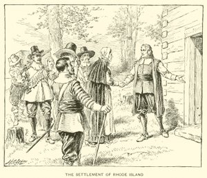Rhode Islandin asutuskunta (litho) tekijältä Henry Alexander (after) Ogden