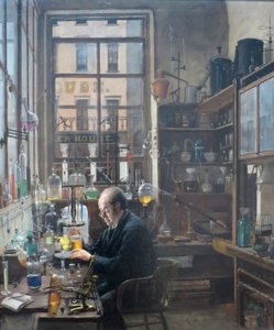 Henry Alexanderin laboratoriossa, n. 1885-87. tekijältä Henry Alexander