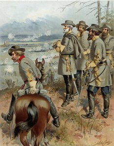 Kenraali Robert. E. Lee Fredericksburgissa, 13. joulukuuta 1862, pub. 1900 tekijältä Henry Alexander Ogden