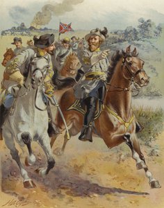 Kenraali J E B Stuartin ratsastus McClellanin ympäri, kesäkuu 1862 tekijältä Henry Alexander Ogden