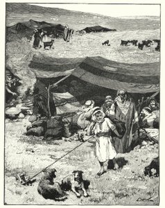 Beduiinileiri (litho) tekijältä Henry Andrew Harper