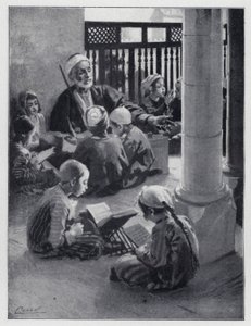 Itäinen koulumestari (litho) tekijältä Henry Andrew Harper