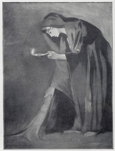 Itämainen nainen etsii kadonnutta kolikkoa (litho) tekijältä Henry Andrew Harper