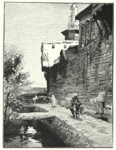 Damaskoksen kaupunginmuuri (litho)