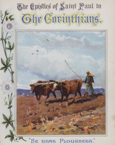 Hän, joka kyntää (chromolitho) tekijältä Henry Andrew Harper