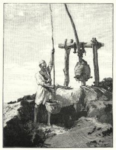 Vedenottomenetelmä idässä (litho) tekijältä Henry Andrew Harper