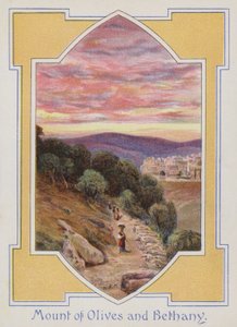 Öljyvuori ja Betania (chromolitho) tekijältä Henry Andrew Harper