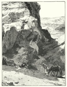 Suuren kiven varjo lähellä War Saboa (litho) tekijältä Henry Andrew Harper