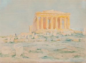 Parthenon, läntinen julkisivu, n.d.
