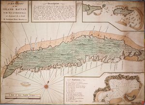 Luutnantti Henry Barnsleyn laatima Hondurasin lahdella 16 astetta 22