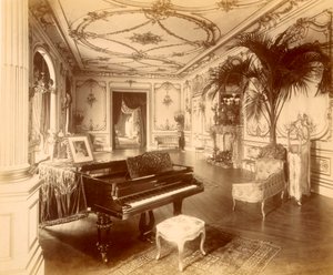 Juhlasali osoitteessa 17 Grosvenor Place, Lontoo, 1890. tekijältä Henry Bedford Lemere